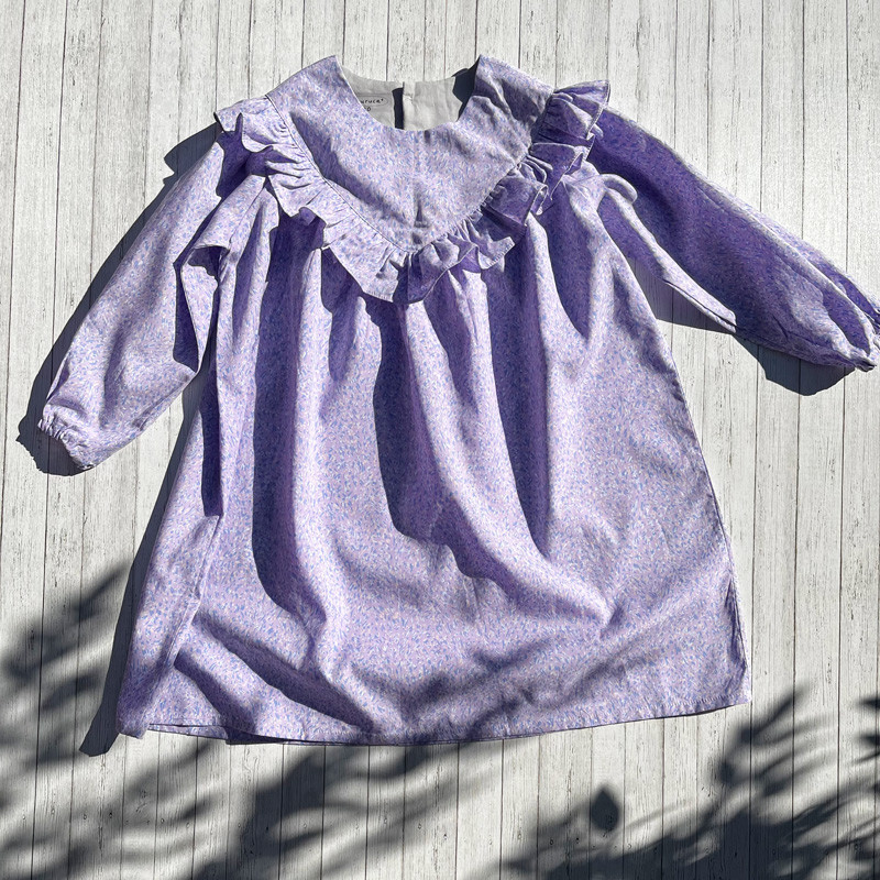 120㎝　フリルワンピース 楽天市場】在庫僅か！【セール 50％OFF】女の子 子供服 前開き