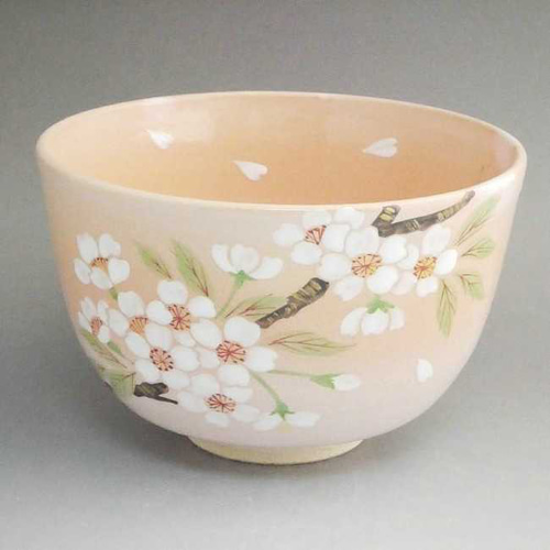◇商品番号 3941 紅粉引さくら抹茶茶碗 亨 茶碗・めし碗 松韻堂 通販