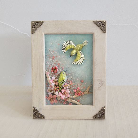 額付きハンドメイドアート