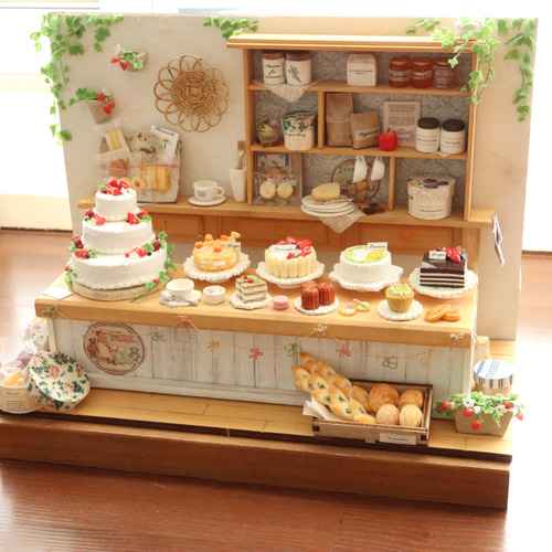 受注製作】ミモザのケーキセット【ミニチュア】 その他置物 Jun 通販