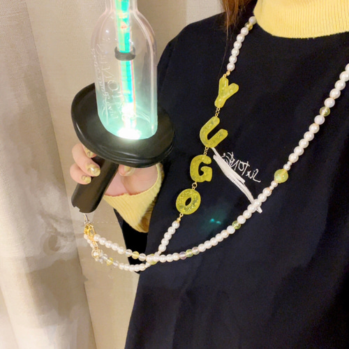 オーダー用◎ペンライト　ショルダーストラップ　リング付き　りんご棒用 オーダー用◎ペンライト ショルダーストラップ リング付き