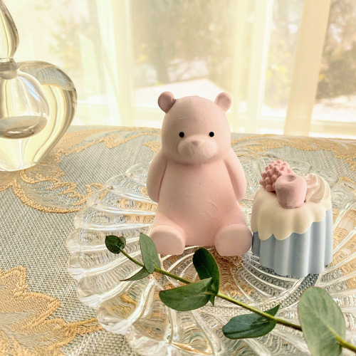 アロマストーン香水瓶＆ベアセット 23％OFF】UNWIND アロマストーン