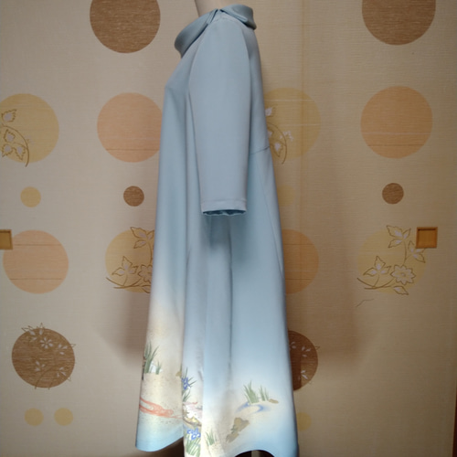 色留袖シルクワンピース新郎新婦母フォーマル卒入学式セレモニー
