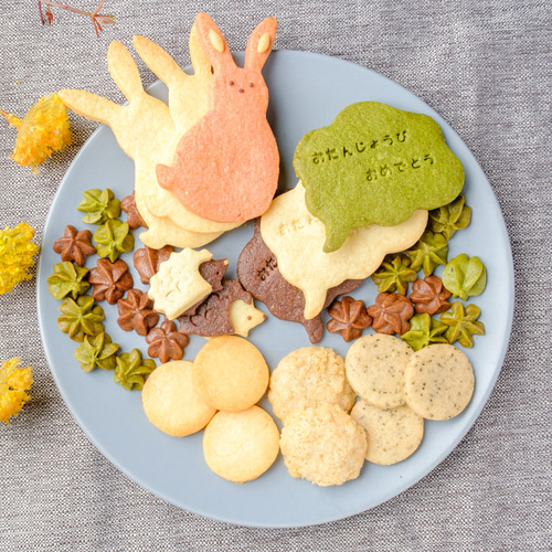 アニマルメッセージクッキー缶（ネコ・ウサギ・ハリネズミ）＊発酵