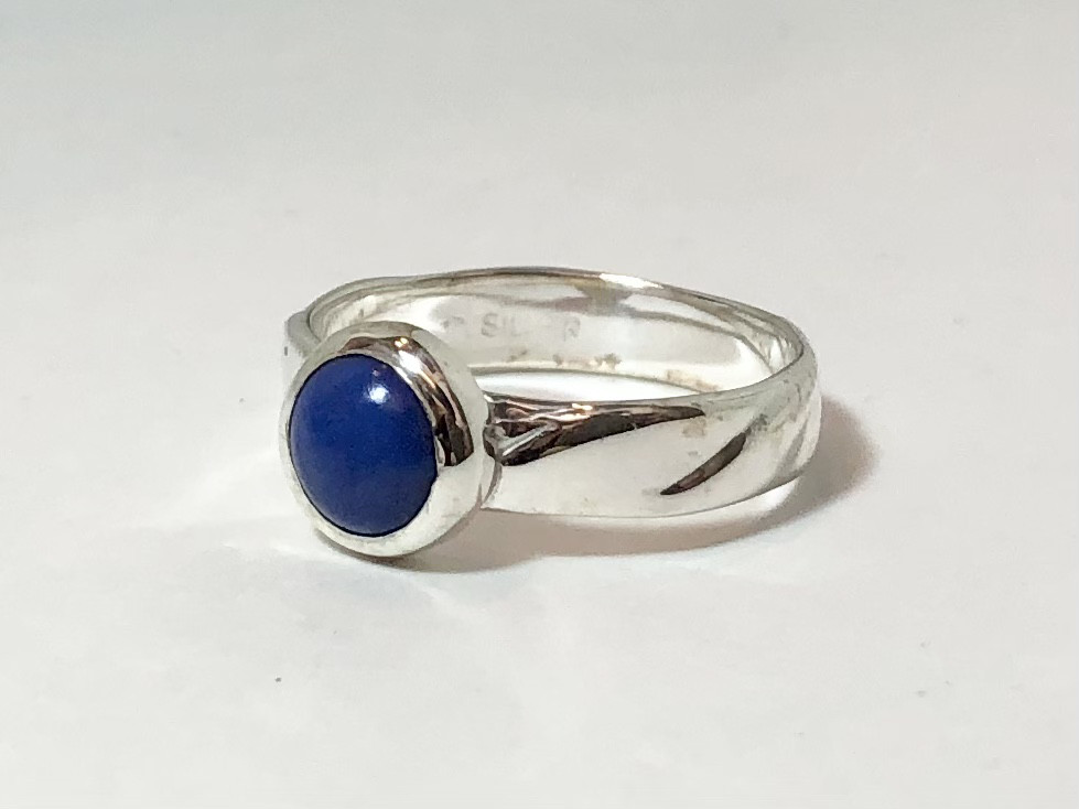 幸運のお守りにラピスラズリのリング/silver925/src92