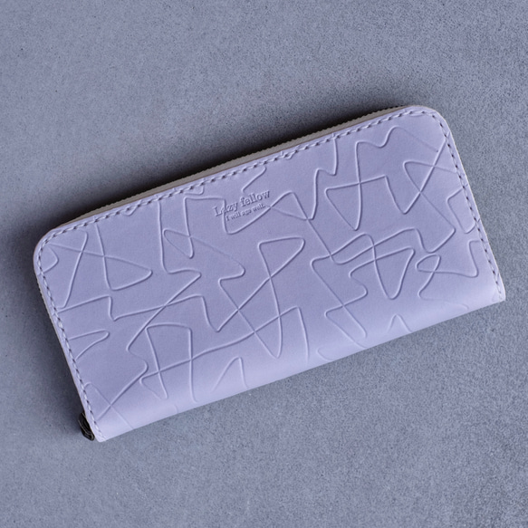 【春の新色】ラベンダーの長財布　紫陽花 春の新色 春財布　一粒万倍　天赦日 寅の日