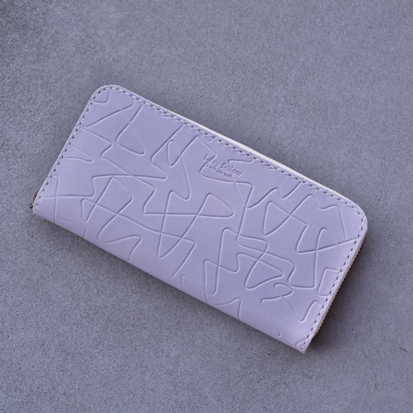 【春の新色】ラベンダーの長財布　紫陽花 春の新色 春財布　一粒万倍　天赦日 寅の日