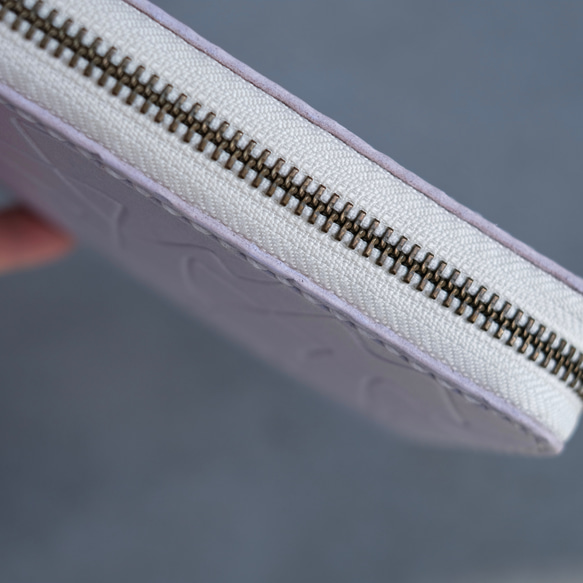 【春の新色】ラベンダーの長財布　紫陽花 春の新色 春財布　一粒万倍　天赦日 寅の日