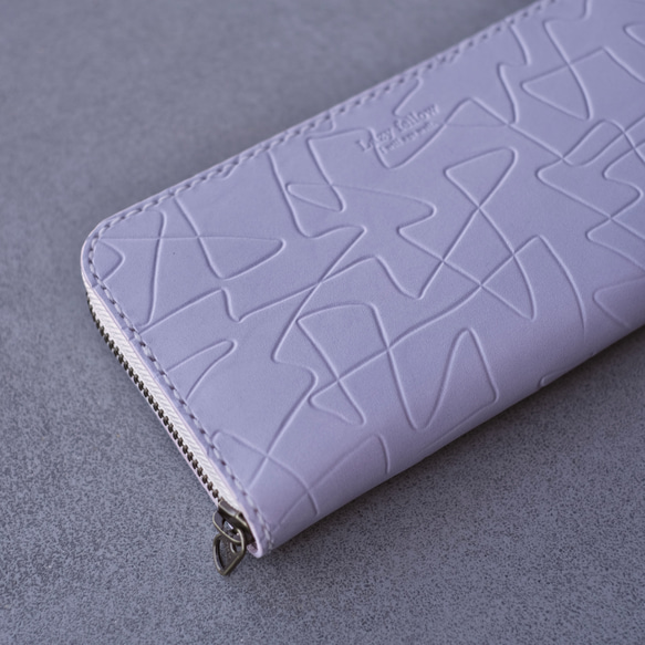 【春の新色】ラベンダーの長財布　紫陽花 春の新色 春財布　一粒万倍　天赦日 寅の日