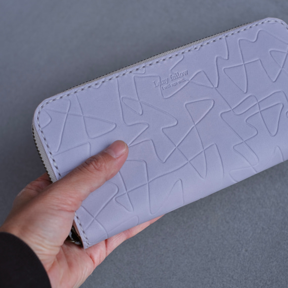 【春の新色】ラベンダーの長財布　紫陽花 春の新色 春財布　一粒万倍　天赦日 寅の日