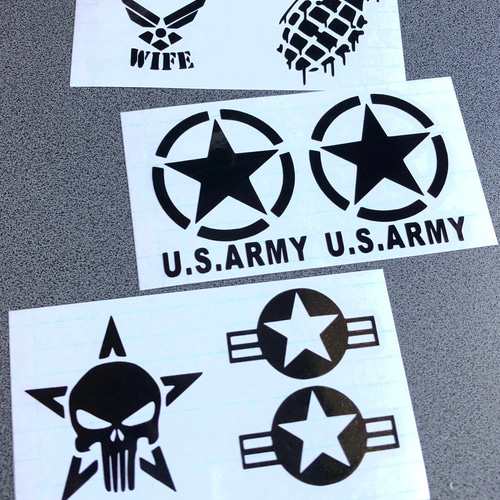 カラー選択】USミリタリー ステッカー お得セット 送料無料