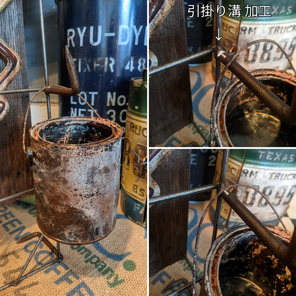 アメリカンガレージ ツールホルダー 自立式看板 工具掛け ガレージライフ #ツールボックス #パンチングボード ガレージ アメリカンガレージ 工具掛け #ブリキ看板 シャビー缶