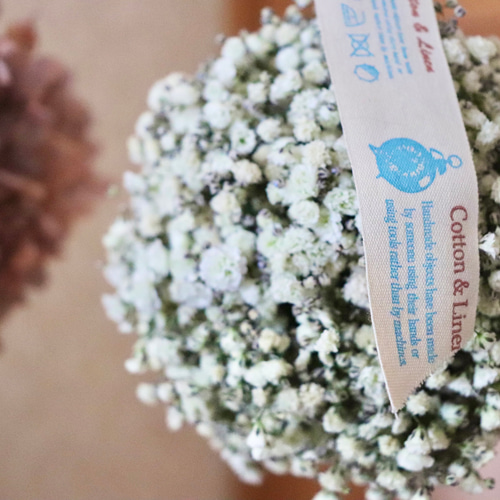 ✳︎フライングボール✳︎かすみ草 リース HELLO FLOWER 通販 15403104