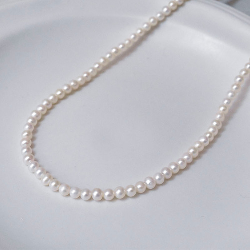 パールネックレス　60cm ケース付き 限定1点】パール K14WGネックレス(アコヤ真珠/10～12.2mm/オール
