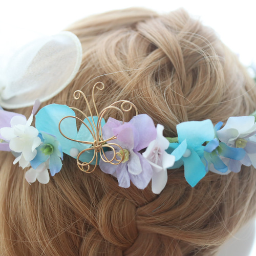 【R/EN○R】花冠 オーダー品 ウェディング 花冠（花かんむり）オーダーメイド♪ ご参考画像一覧になります