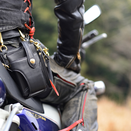 L字ファスナーウォレット+ライディングオーガナイザー（ウォレット  