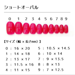 【ジェルネイルチップ】A-145★サイズ変更OK★春グラデーションハンドネイル 5枚目の画像