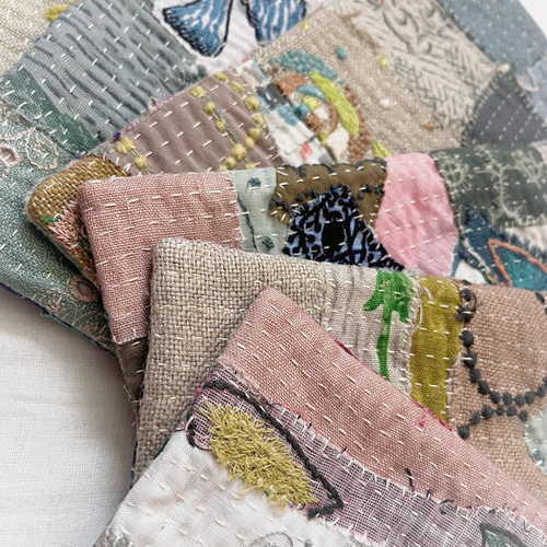 ミナペルホネン カケラパッチ チクチクおやつマット インテリアマット