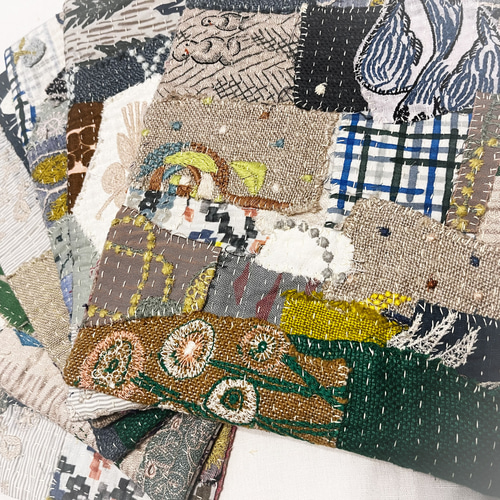 ミナペルホネン カケラパッチ チクチクおやつマット インテリアマット