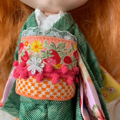 作家様　ugiko 様　ブライス　アウトフィット 着物 作家様 ugiko 様 ブライス アウトフィット 着物 - メルカリ
