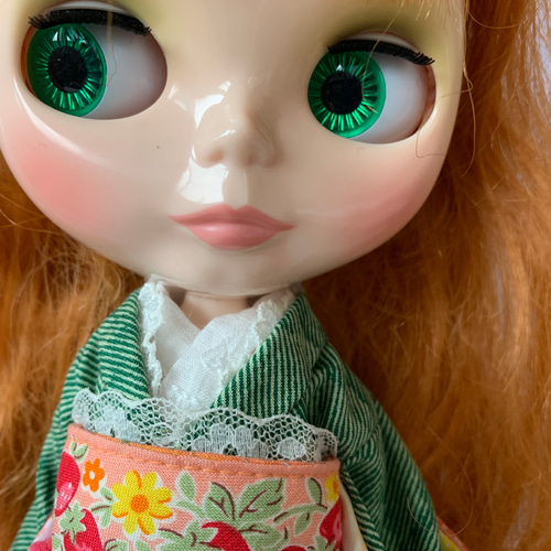 作家様　ugiko 様　ブライス　アウトフィット 着物 ブライスアウトフィット お着物 帯 髪飾り その他人形 瑞恋 通販