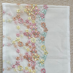 洗える刺繍半襟  花づくし【ラスト】 6枚目の画像