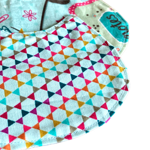 送料無料】猫型 ネコ型 猫耳 布製 コースターセット リバーシブル