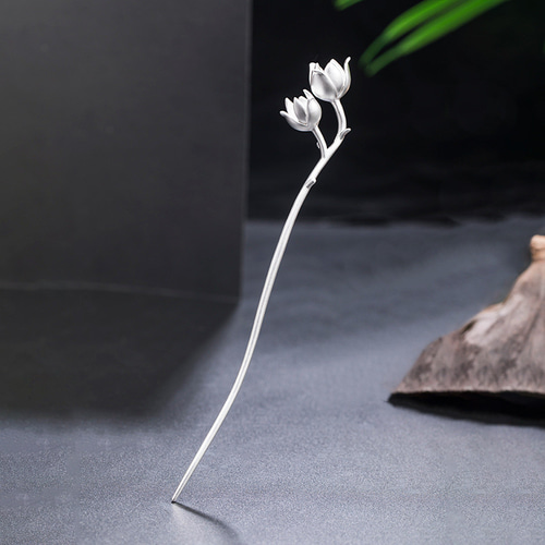 受注制作＞ハクモクレンのかんざし 白木蓮 ご褒美 プレゼント K041 