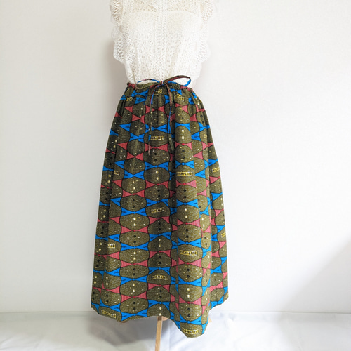 【ハンドメイド】アフリカ布 個性的 スカート Cradle Handmadeアフリカ布スカート Yello A – Cradle Lifestyle