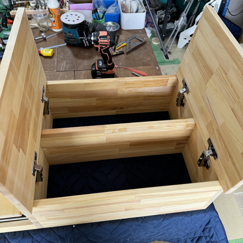 3種有り】木目を活かしたタオルストッカー / 棚・シェルフ・ラック