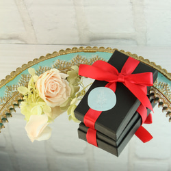 【３月誕生石】高品質 アクアマリン オパールコッパー 花束ネックレス 9枚目の画像