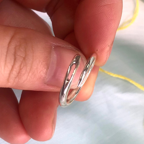 縫い針リング Mサイズ(約7号〜11号) 指輪・リング シロメ 通販