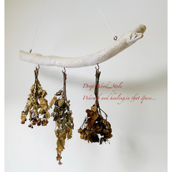 流木インテリア 白くて太い曲線を描く天然流木のハンガーフック 流木ハンガー ハンギング ウォールデコ 北欧 No.186 3枚目の画像