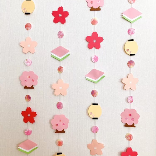 吊るし雛 ひな祭り 飾り 雑貨・その他 華 〜HANA〜 通販 15405728