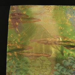 【(16)1497】タペストリー・ウォールデコ/富士山風景文様/帯リメイク 6枚目の画像