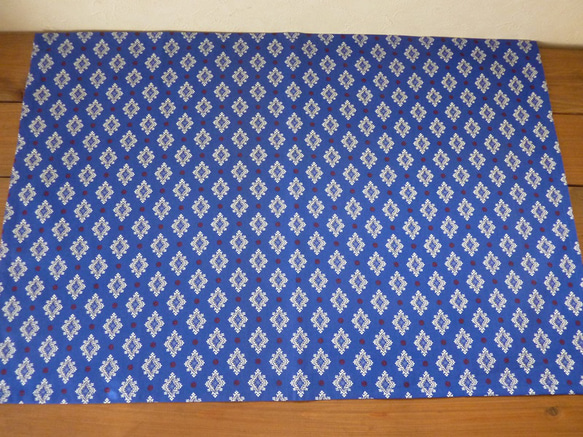 40×60 ﾗﾝﾁｮﾝﾏｯﾄ ｾｯﾄ 青柄 小学校 3枚目の画像