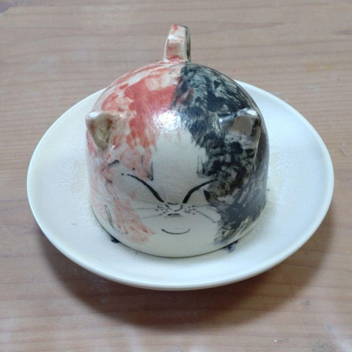 猫反転カップソーサー ティーカップ 大正窯 Uesu Shigeo 通販 15405876