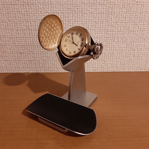 懐中時計スタンド ブラック懐中時計収納、ディスプレイスタンド ak