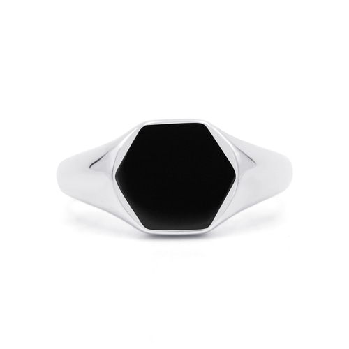 【国内発送・関税込】MIANSAI スリムレノックスオニキスリング Thin Lennox Onyx Ring, Sterling Silver | Men's Rings | Miansai