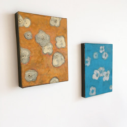 送料無料【日本画】額装F10号 キャンバス アートパネル japandi 【原画