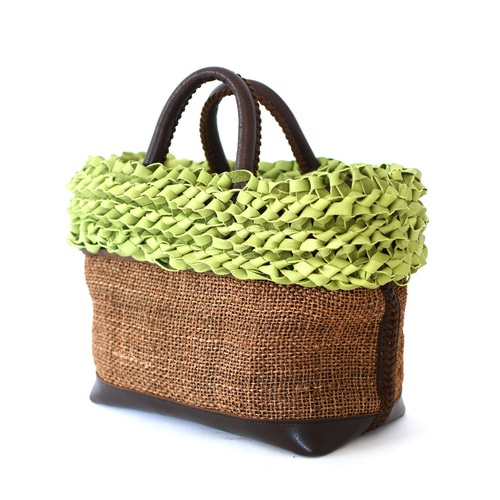 embrace（エンブレイス）大人カゴバッグ 春夏 2023 春色 馬革 リボン  