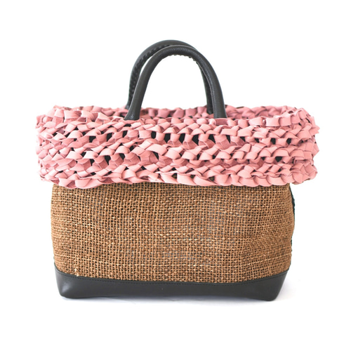 embrace（エンブレイス）大人カゴバッグ 春夏 2023 春色 馬革 リボン  