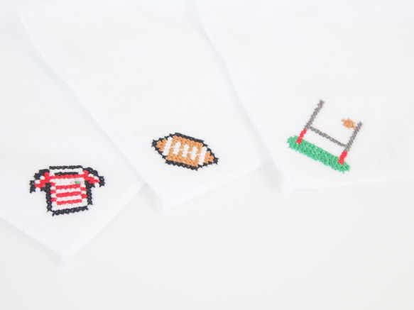 ハンカチセット（ラグビー）※サンプル価格 ～お受験・入園・入学に