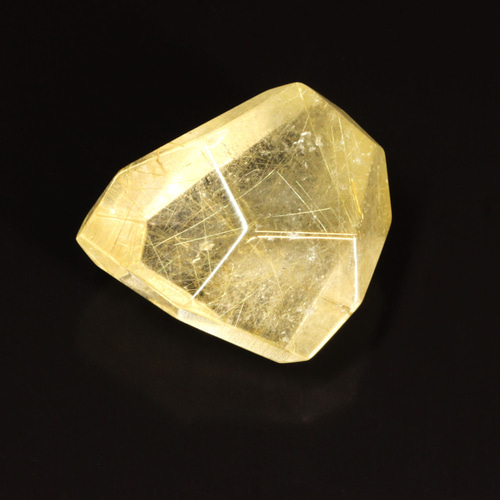 虹が輝く神秘的な石】一点物 ゴールドルチル ポイントカット