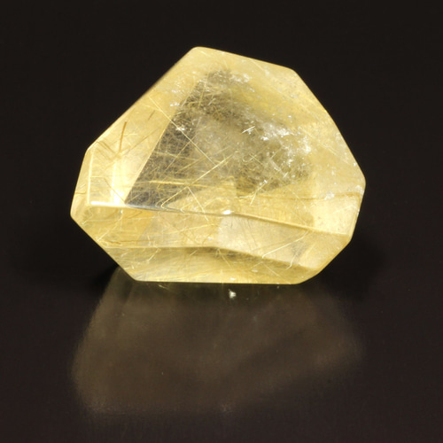 虹が輝く神秘的な石】一点物 ゴールドルチル ポイントカット