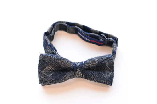 紗織りシルクウール蝶ネクタイ（ボウタイ）　CTＷ-169