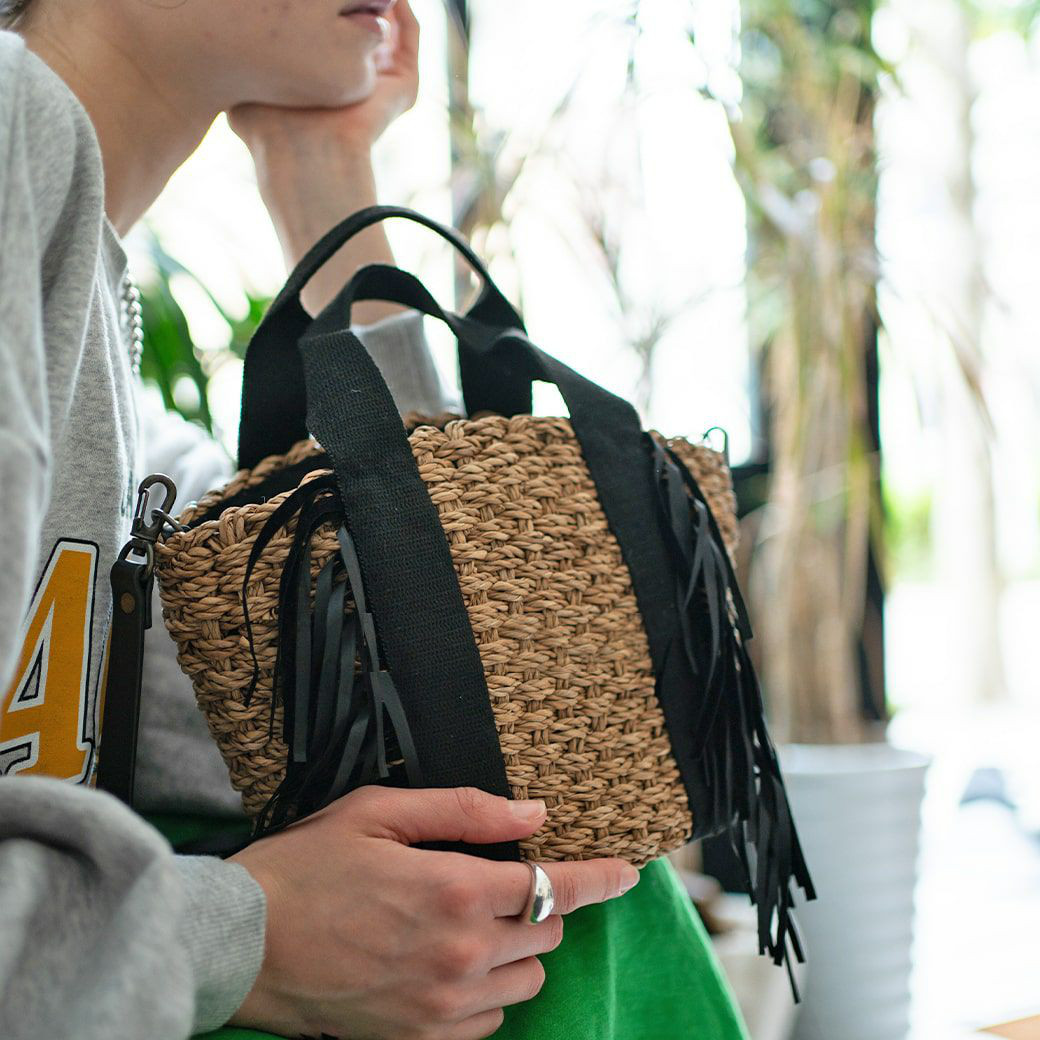 特大サイズ2個 モモこさま専用かごバッグ