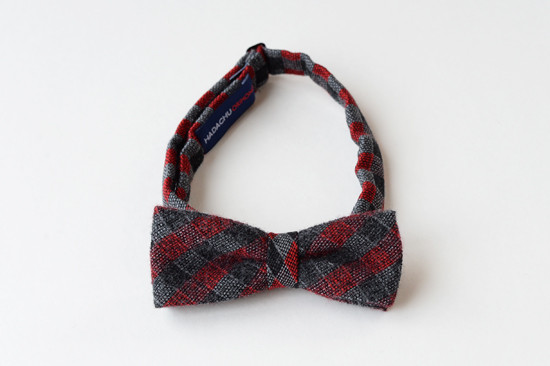 紗織りシルクウール蝶ネクタイ（ボウタイ）　CTＷ-179