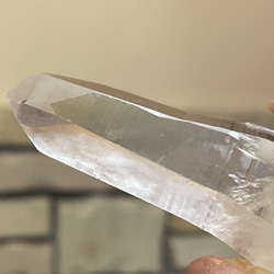 現品 ヒマラヤ水晶ポイント 透明度抜群 お守り 水晶  天然石 2枚目の画像