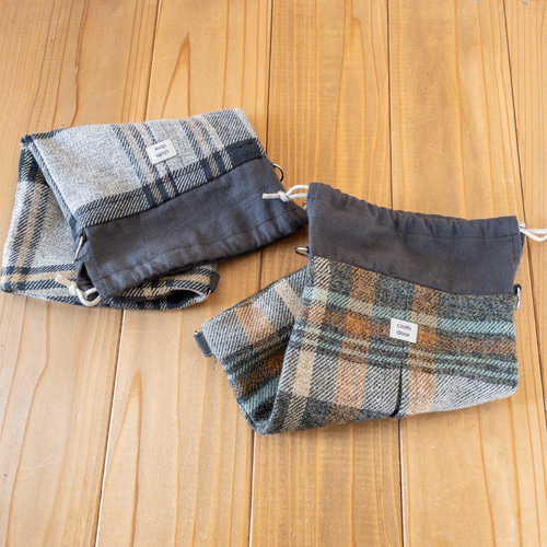 チェックのぬくもりボックスティッシュカバー/ボックスティッシュ